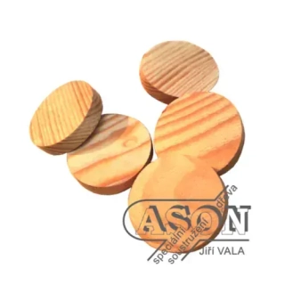 Masivní rovnoleté suky MODŘÍN pr.15x7mm
